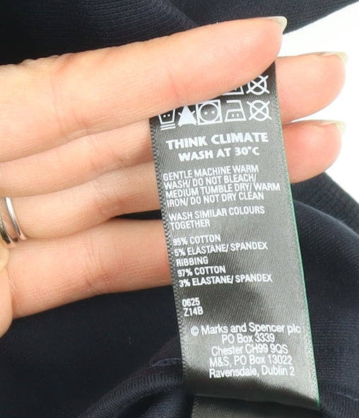 Marks and Spencer Autograph Men's Black Cotton Cardigan L