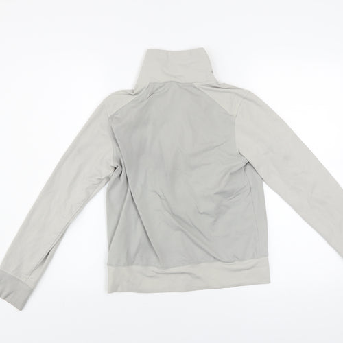 Adidas Women’s Grey 1/4 Zip Pullover Sweatshirt Size 10