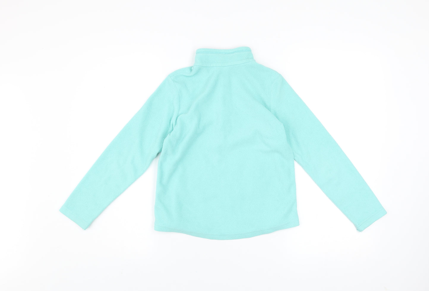 Quechua Girls Turquoise Fleece Half Zip Sweatshirt 8-9 Years