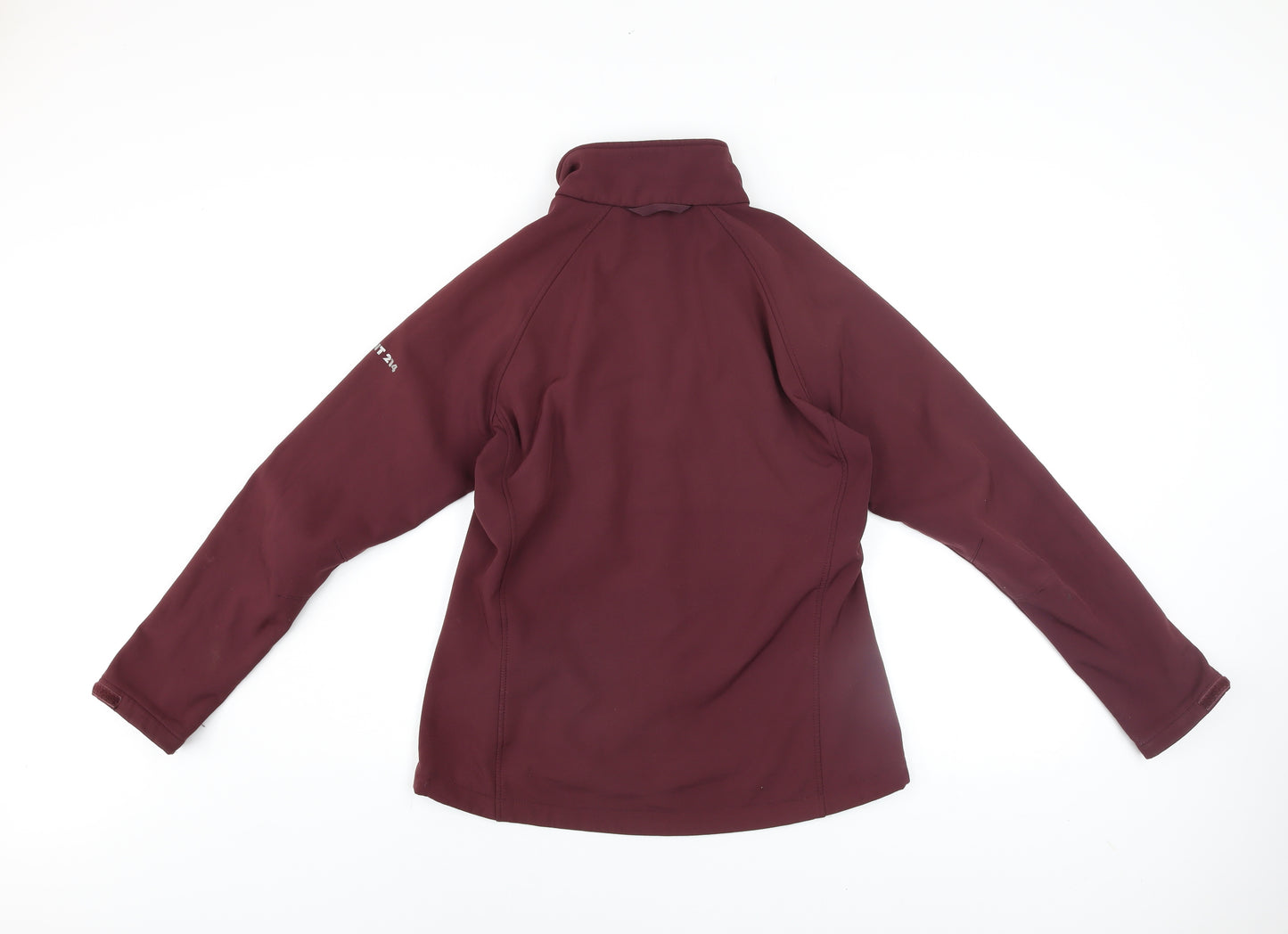 Regatta Women Purple Softshell Outdoor Jacket UK 12 Full Zip Windproof