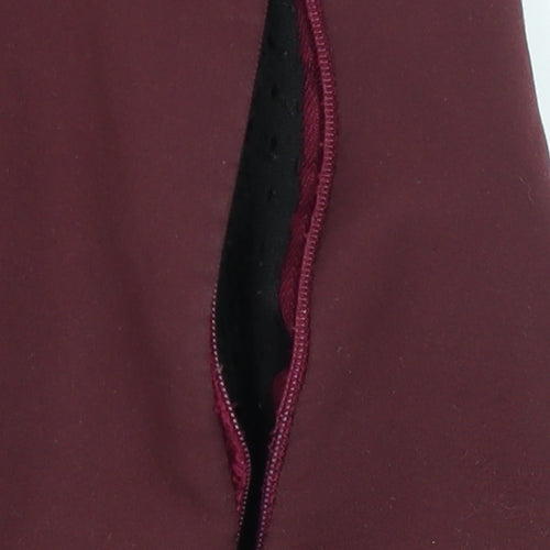 Regatta Women Purple Softshell Outdoor Jacket UK 12 Full Zip Windproof