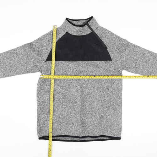 St. Bernard for Dunnes Stores Men's Grey 1/4 Zip Pullover Sweatshirt M