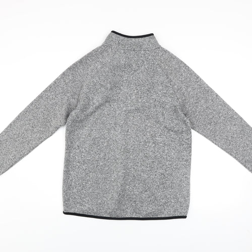 St. Bernard for Dunnes Stores Men's Grey 1/4 Zip Pullover Sweatshirt M