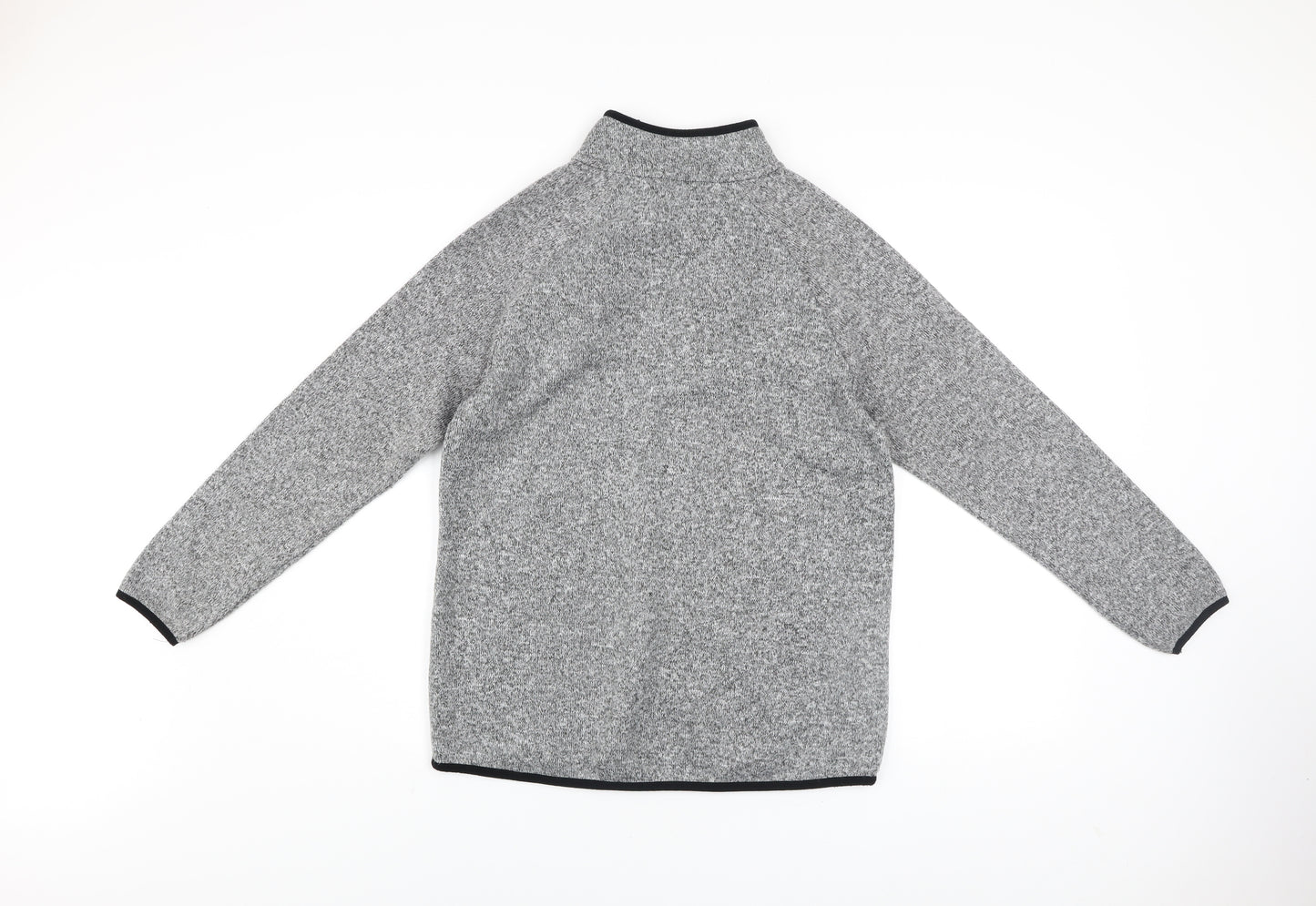 St. Bernard for Dunnes Stores Men's Grey 1/4 Zip Pullover Sweatshirt M