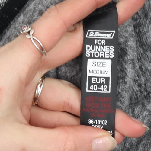 St. Bernard for Dunnes Stores Men's Grey 1/4 Zip Pullover Sweatshirt M