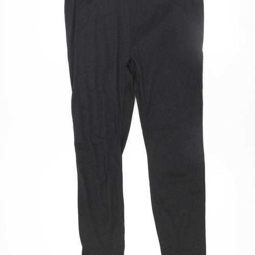 Wedze Womens Black 2XL Fleece Lined Leggings Winter Ski Warm Activewear