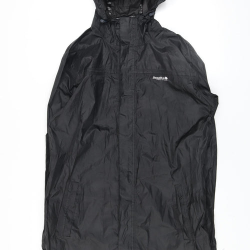 Regatta Men's Black Waterproof Lightweight Rain Jacket L