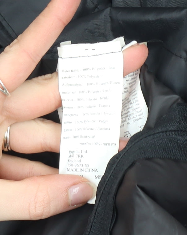 Regatta Men's Black Waterproof Lightweight Rain Jacket L