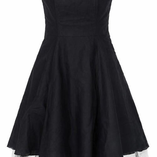Marks and Spencer Per Una Women's Black Strapless Fit & Flare Dress Size 12