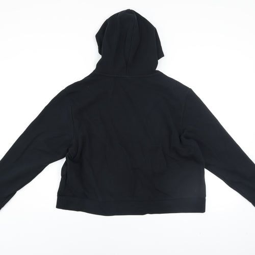 Puma Womens Black Hoodie Size XL Pullover Hooded Sweatshirt