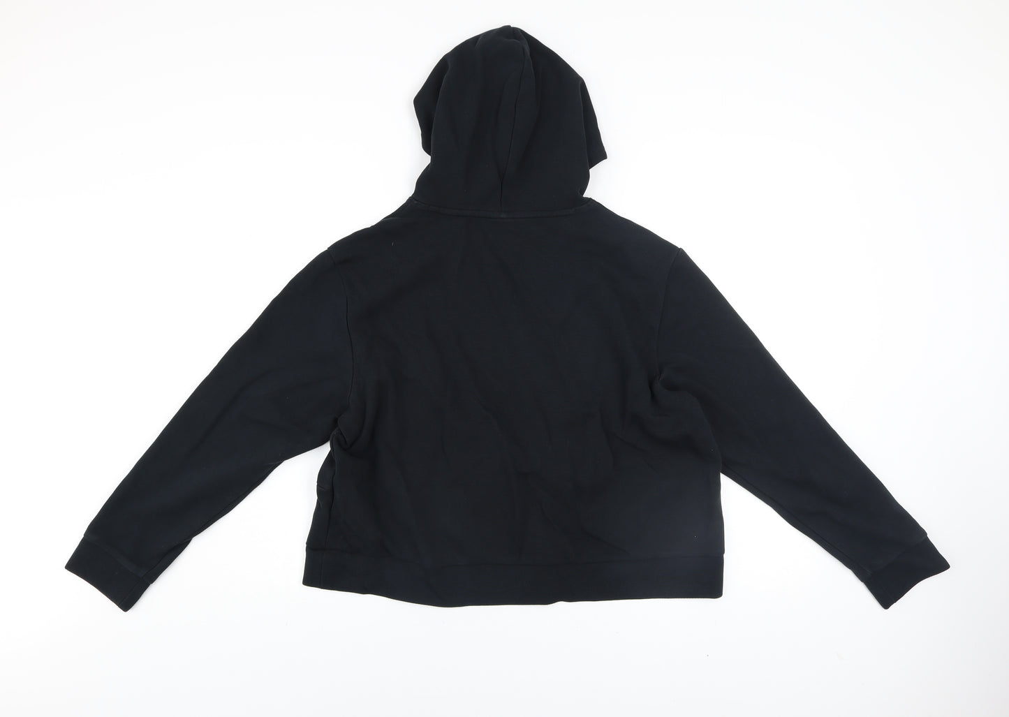 Puma Womens Black Hoodie Size XL Pullover Hooded Sweatshirt
