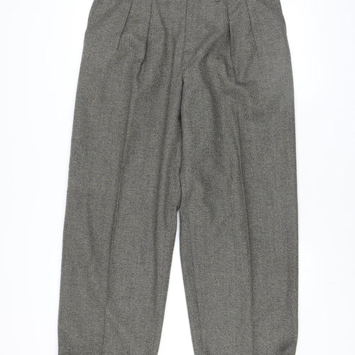 Florentino Men's Grey Wool Pleated Dress Trousers Size 34