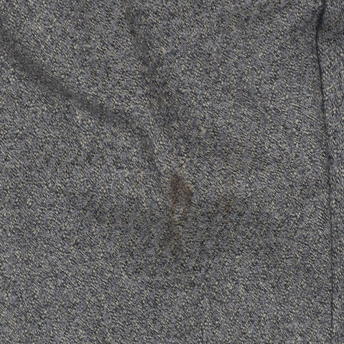 Florentino Men's Grey Wool Pleated Dress Trousers Size 34