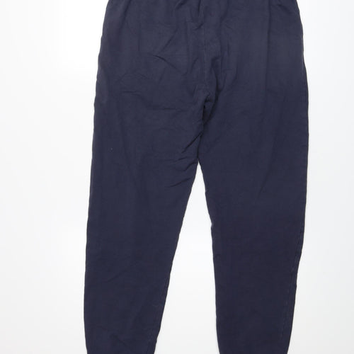 Kappa Men's Blue XL Jogger Trousers Cotton Drawstring Waist
