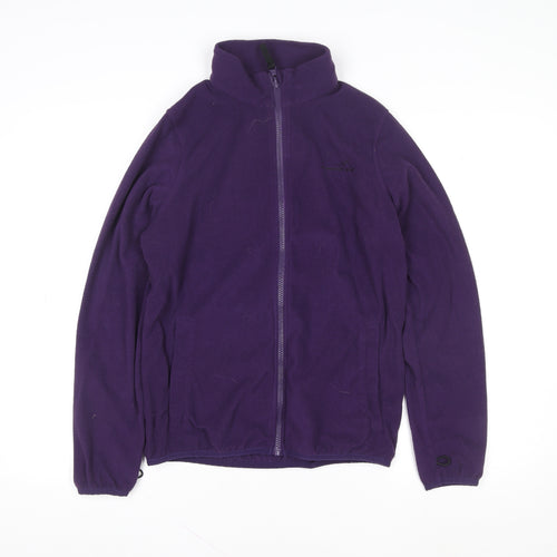 Freedom Trail Women's Purple Full Zip Fleece Jacket Size 10