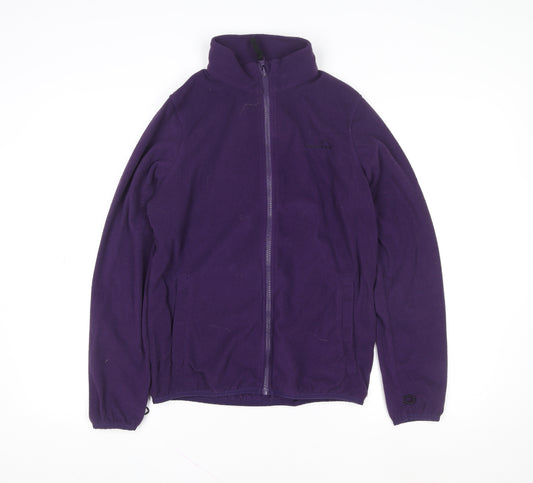 Freedom Trail Women's Purple Full Zip Fleece Jacket Size 10