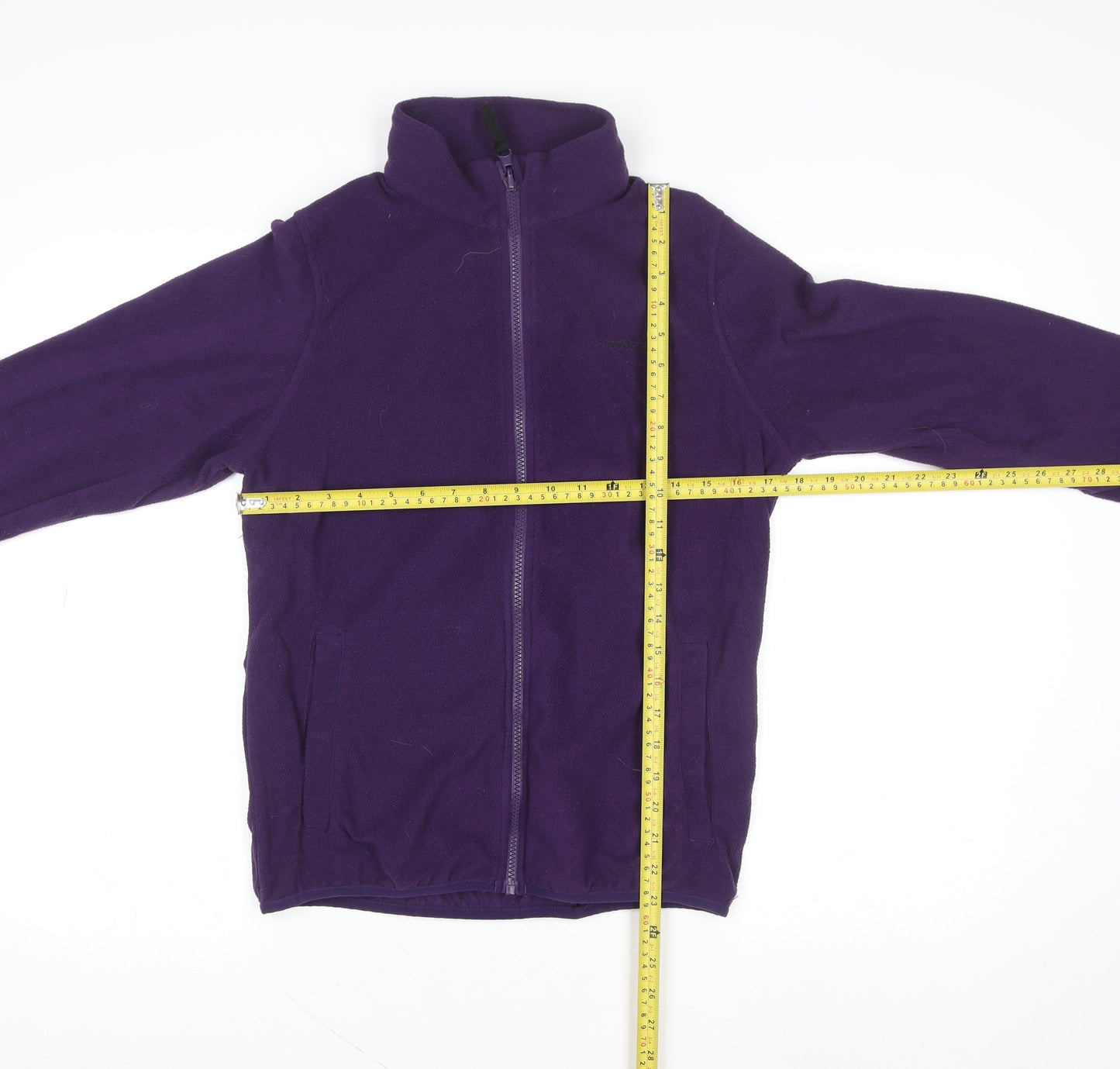 Freedom Trail Women's Purple Full Zip Fleece Jacket Size 10