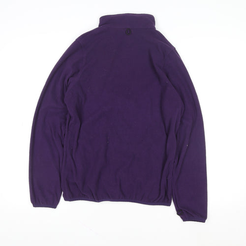 Freedom Trail Women's Purple Full Zip Fleece Jacket Size 10