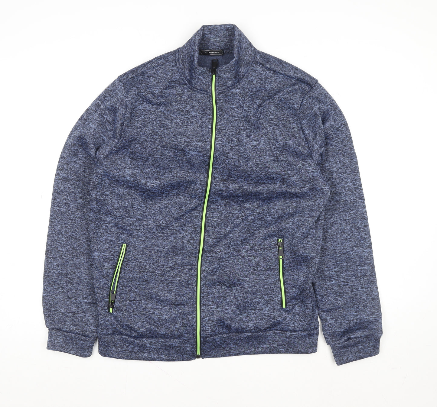 Slimwares Men's Blue Full Zip Polyester Fleece Jacket Size S