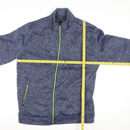 Slimwares Men's Blue Full Zip Polyester Fleece Jacket Size S