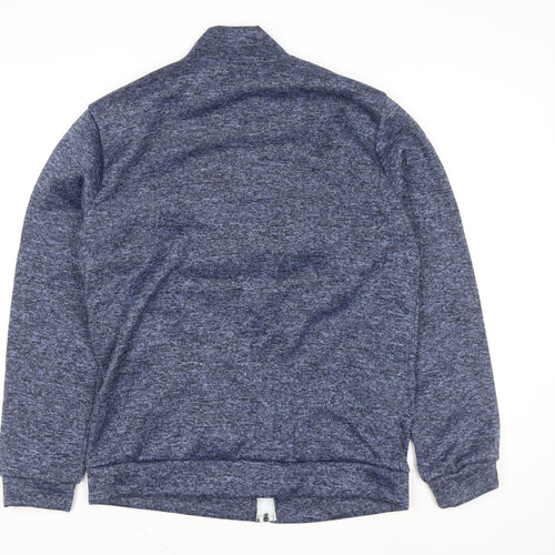 Slimwares Men's Blue Full Zip Polyester Fleece Jacket Size S