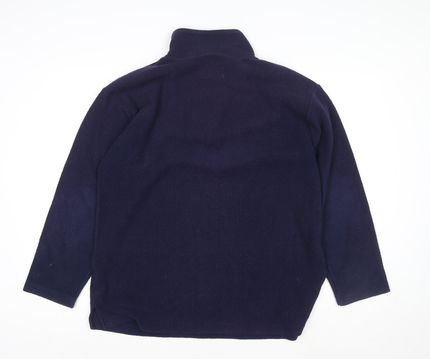 Scorpion Men's Blue Fleece 1/2 Zip Pullover Sweatshirt M