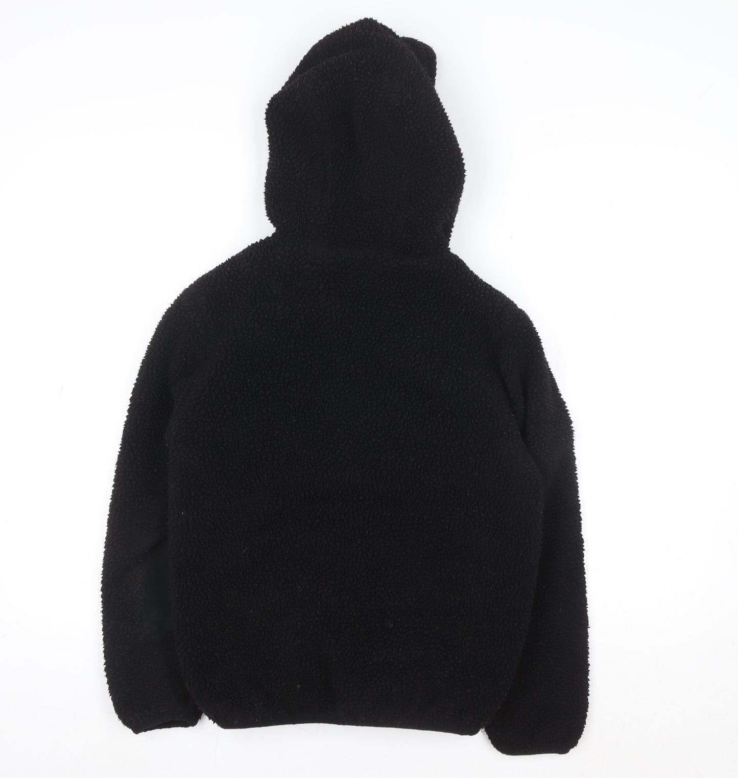 F&F Boys Black Hooded Fleece Zip Jacket 11-12 Years