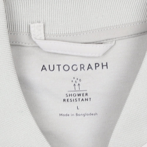 Marks and Spencer Women Beige L Shower Resistant Puffer Waistcoat