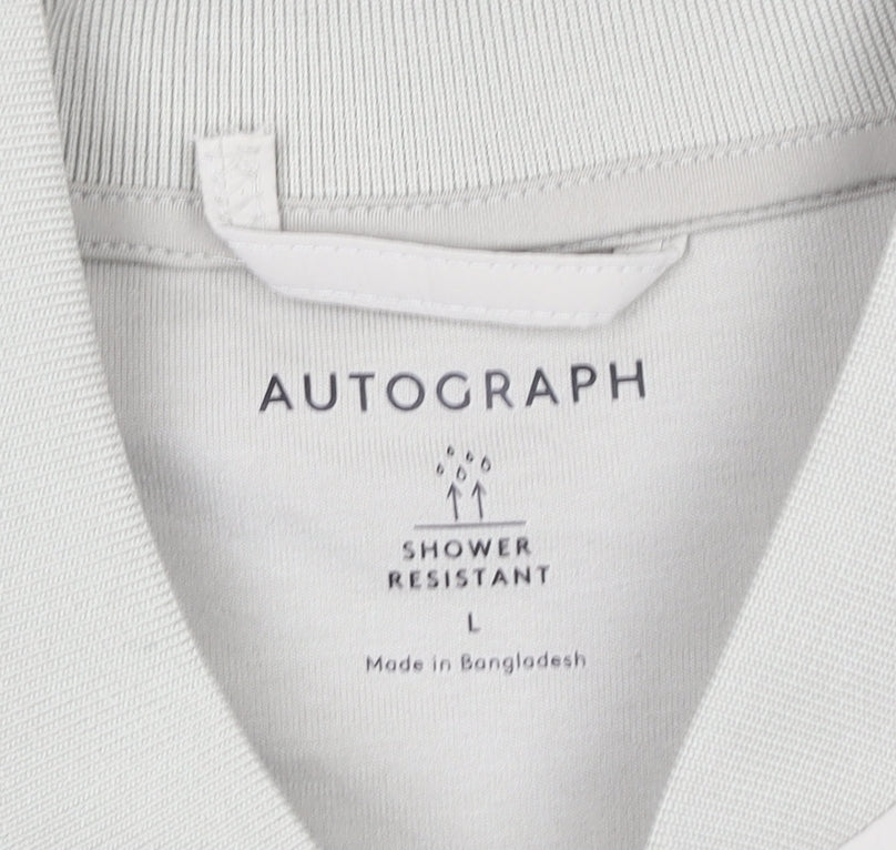 Marks and Spencer Women Beige L Shower Resistant Puffer Waistcoat