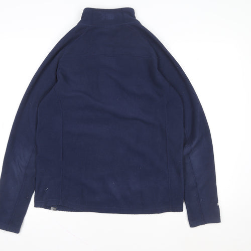Karrimor Men's Blue Fleece 1/4 Zip Pullover Sweatshirt Size S