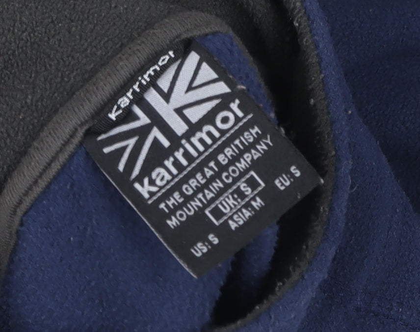 Karrimor Men's Blue Fleece 1/4 Zip Pullover Sweatshirt Size S