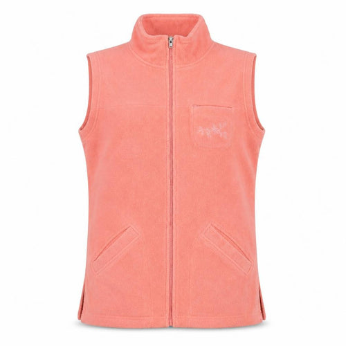 Country Rose Womens Pink Fleece Waistcoat Size M 14-16 Bodywarmer