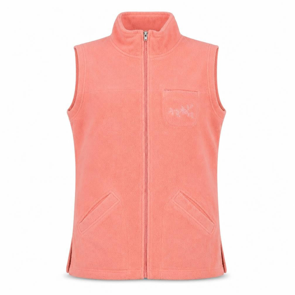 Country Rose Womens Pink Fleece Waistcoat Size M 14-16 Bodywarmer