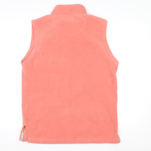 Country Rose Womens Pink Fleece Waistcoat Size M 14-16 Bodywarmer