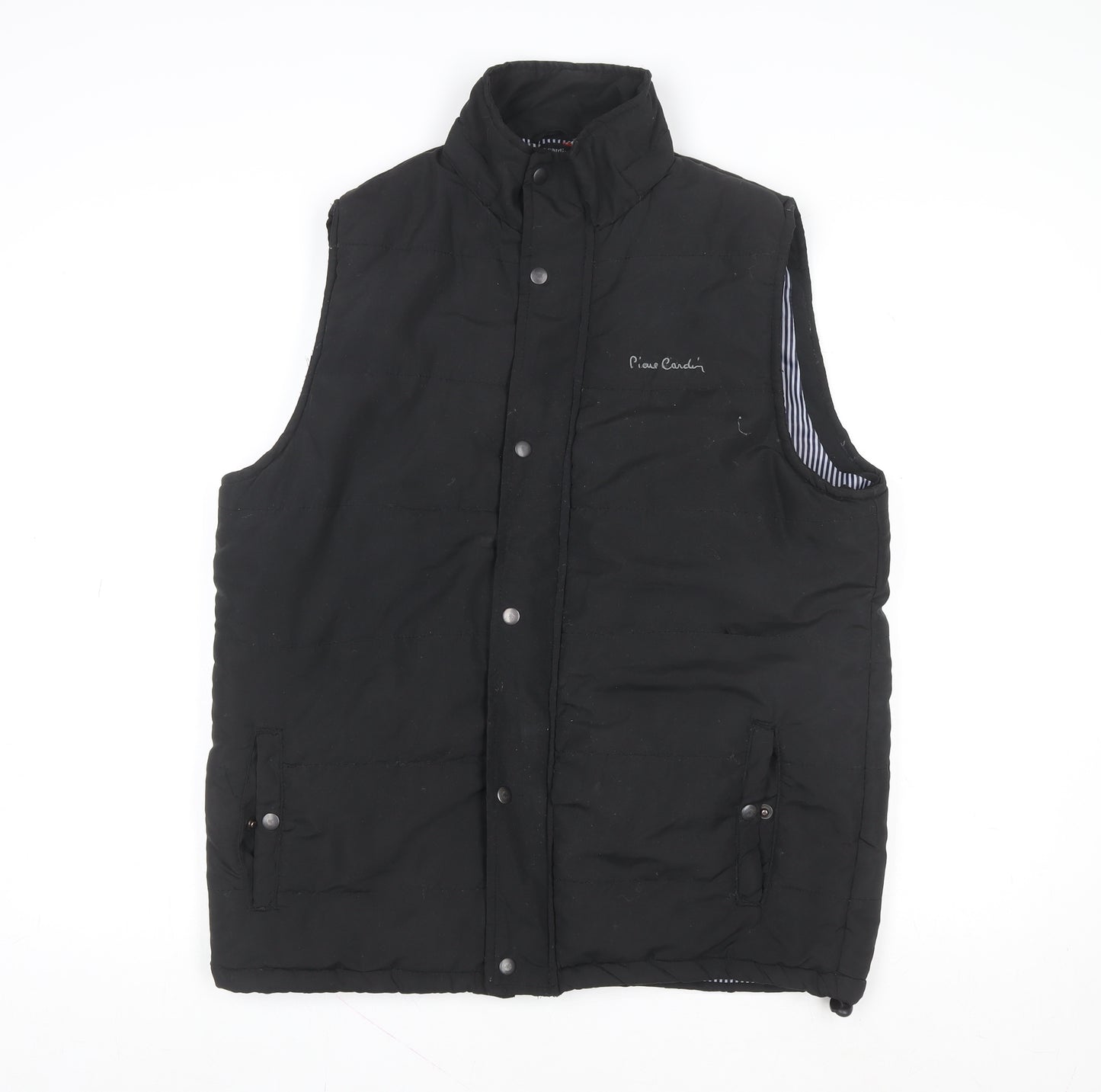 Pierre Cardin Men's Black Quilted Bodywarmer Gilet Size M