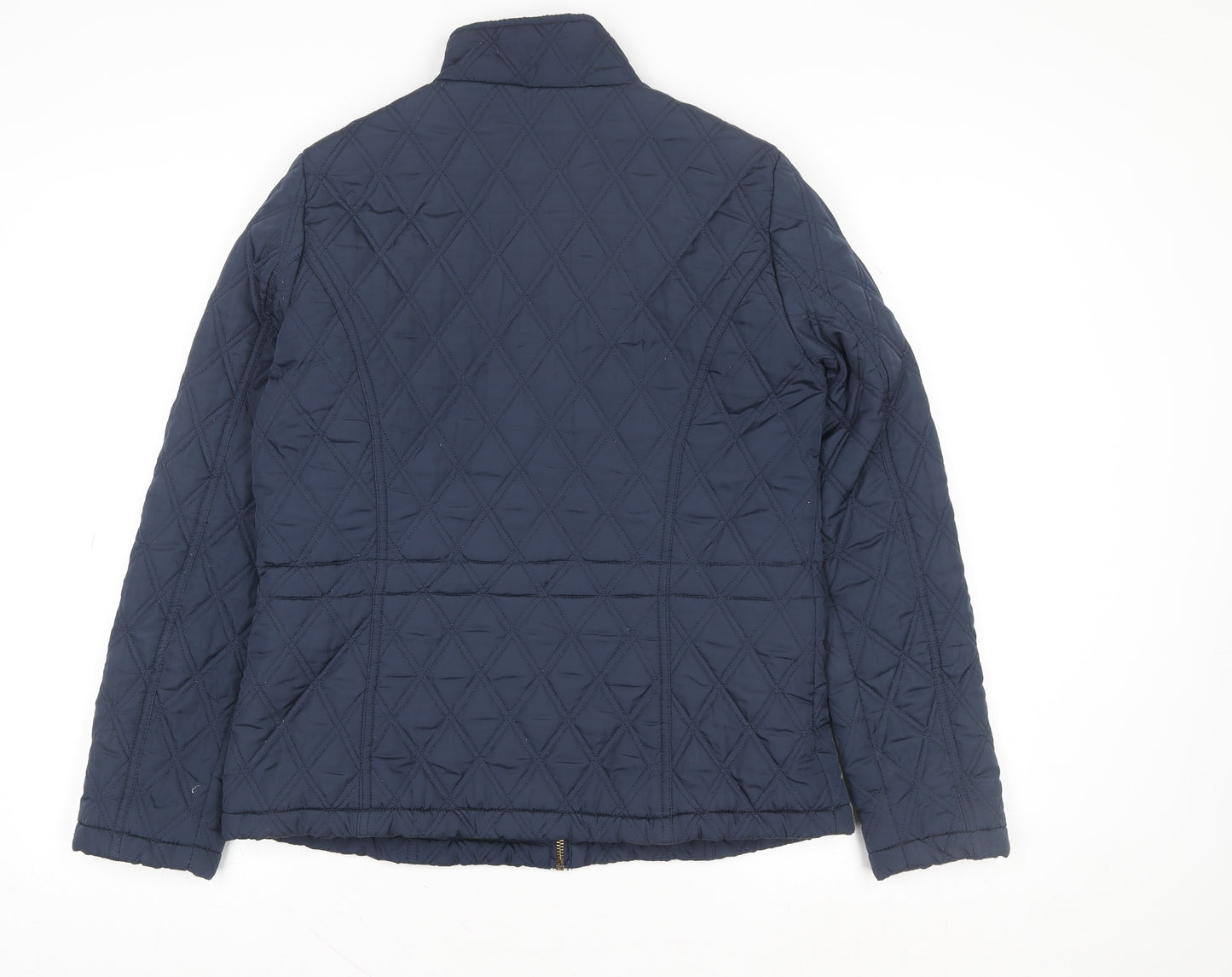 George Women’s Blue Quilted Mid-Length Jacket UK 12