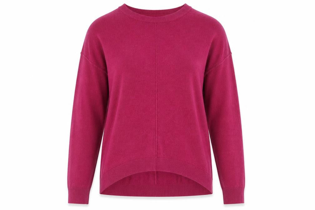 Front view of Debenhams The Collection Women’s Pink Acrylic Pullover Sweater, size UK 10