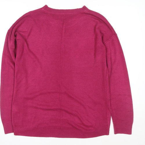 Debenhams The Collection Women’s Pink Acrylic Pullover Sweater Size 10