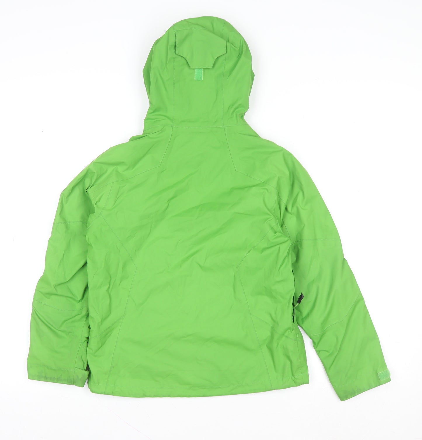 Quechua Boys Green Waterproof Ski Jacket 8 Years Hooded Winter Coat