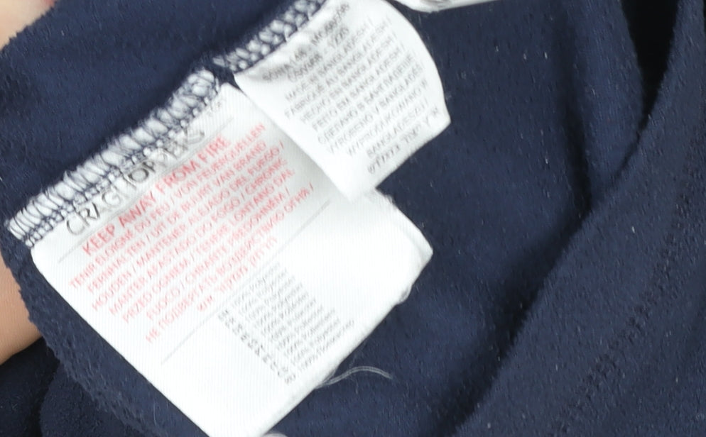 Craghoppers Men's Blue Fleece Full Zip Jacket Size S 36in