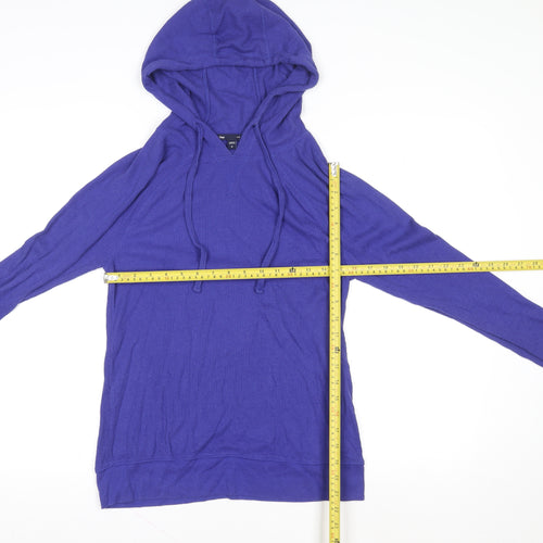 GAP Women's Blue Pullover Hoodie Medium Cotton Blend Casual