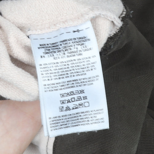 Vans Men's Brown Colour Block Crew Neck Sweatshirt Size M