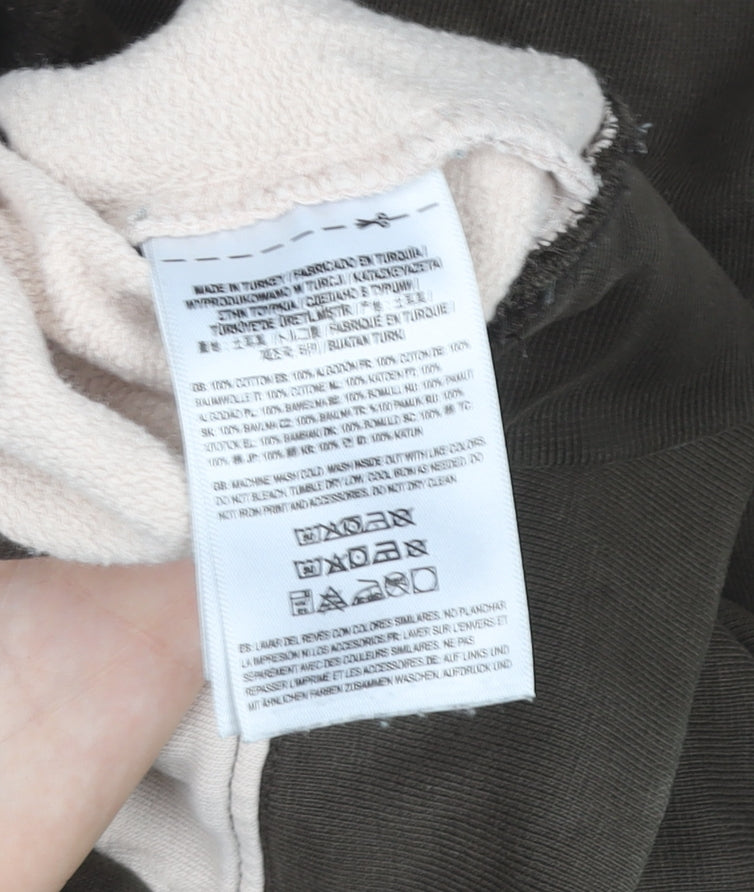 Vans Men's Brown Colour Block Crew Neck Sweatshirt Size M