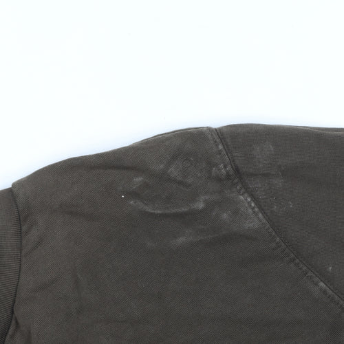 Vans Men's Brown Colour Block Crew Neck Sweatshirt Size M