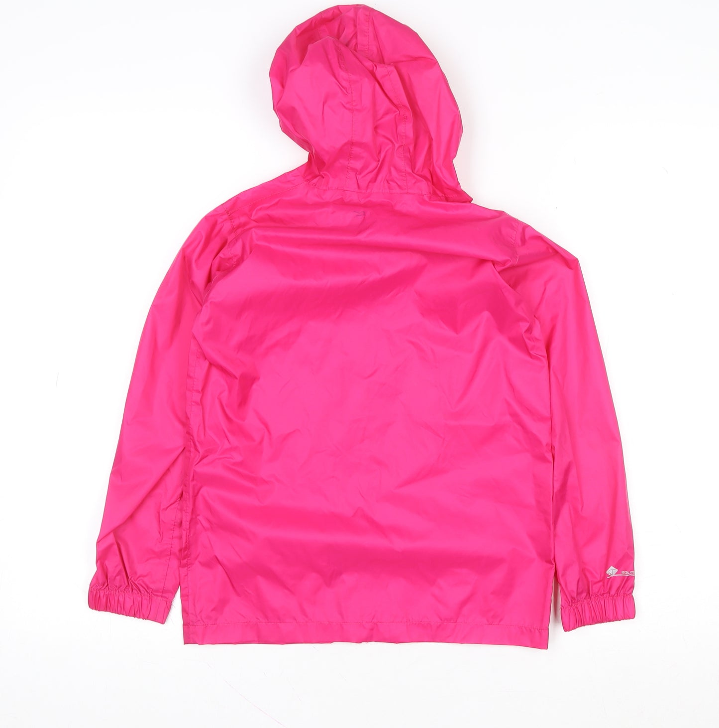 Regatta Girls Pink Waterproof Hooded Rain Coat Jacket 7-8 Years