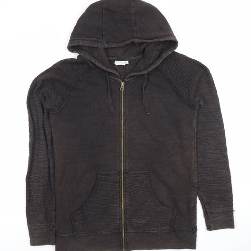 Rip Curl Men's Black Small Full Zip Hoodie Cotton Blend Casual