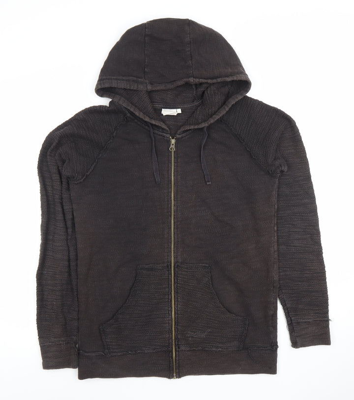 Rip Curl Men's Black Small Full Zip Hoodie Cotton Blend Casual
