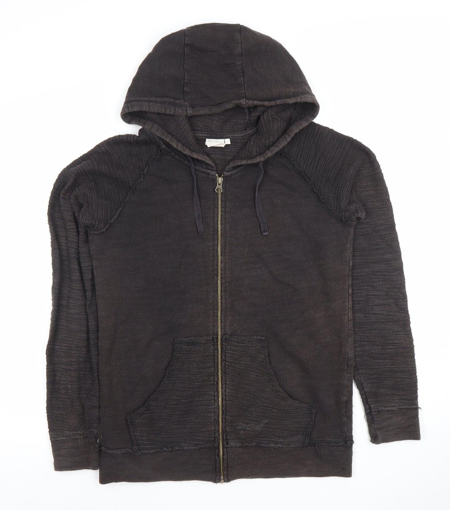 Rip Curl Men's Black Small Full Zip Hoodie Cotton Blend Casual
