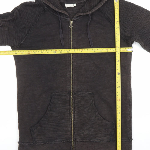 Rip Curl Men's Black Small Full Zip Hoodie Cotton Blend Casual