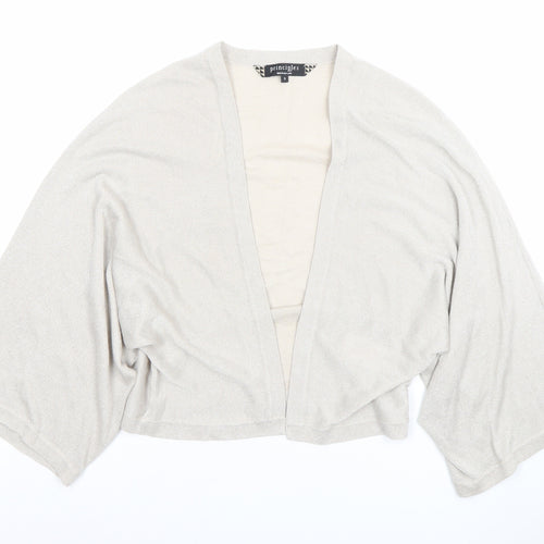 Principles by Ben de Lisi Women's Beige Kimono Sleeve Cardigan S